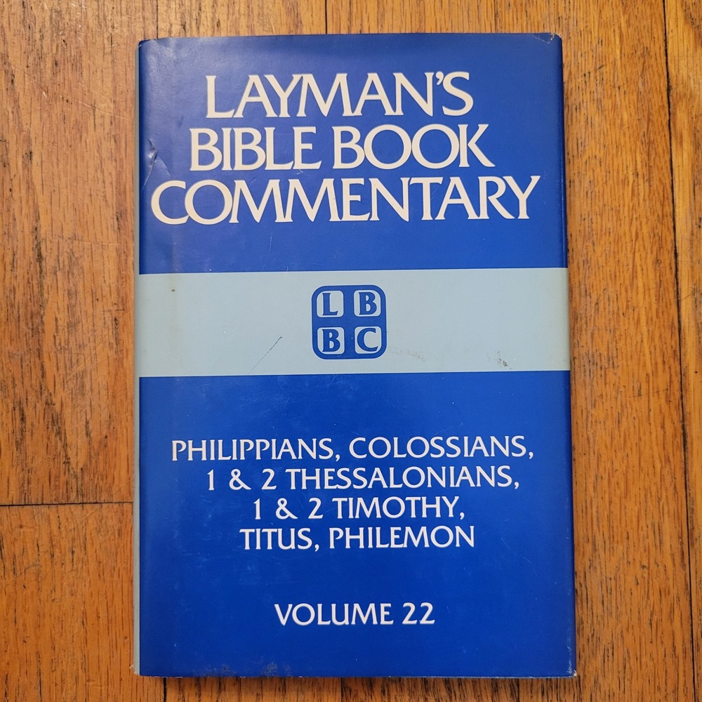 Broadman Vol 22 Laymans Bible Book Commentary Blue Philippians Colossians Study